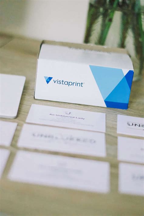 vistaprint visiting card